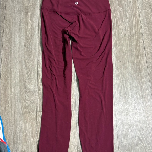 lululemon athletica Burgundy Leggings - Picture 4 of 5
